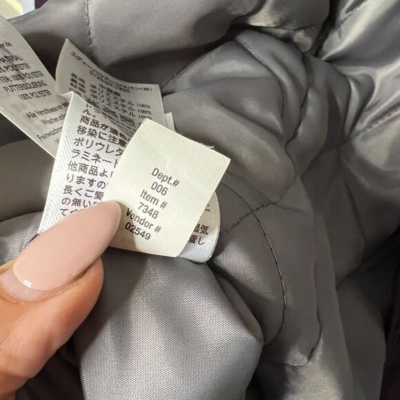 Eddie Bauer WeatherEdge Waterproof Quilt-Lined Interior Women's Size PM Purple - Picture 13 of 16